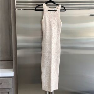 Ronny Kobo maxi sleeveless Cream tank dress S